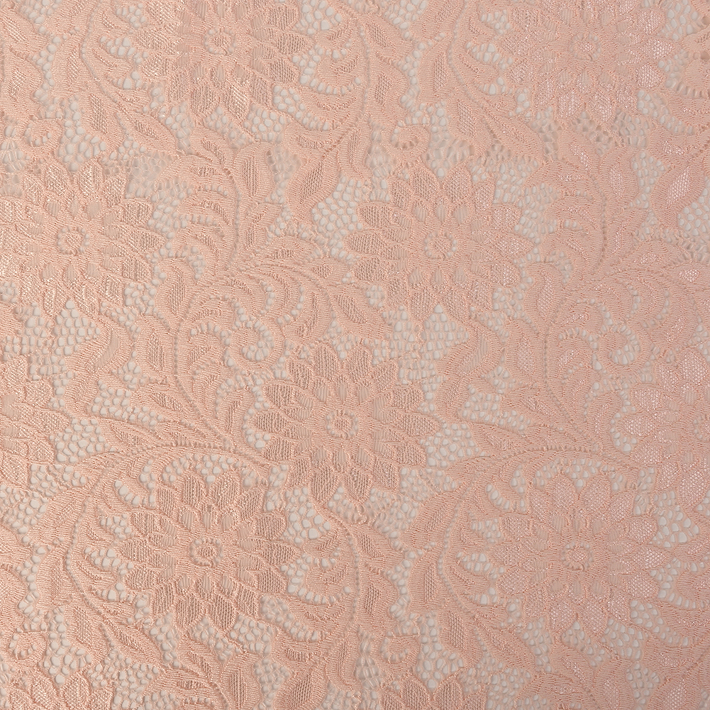 Re-Embroidered Stretch Lace – Peachy Keen Sunflowers – McKee Collection Re-Embroidered Stretch Lace – Peachy Keen Sunflowers – McKee Collection