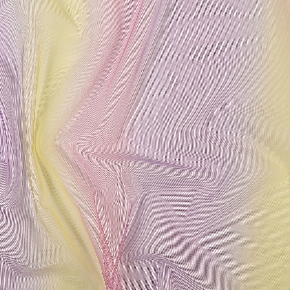 Ombre Shadow Tulle – Yellow, Orange and English Lavender Sunset Ombre Shadow Tulle – Yellow, Orange and English Lavender Sunset