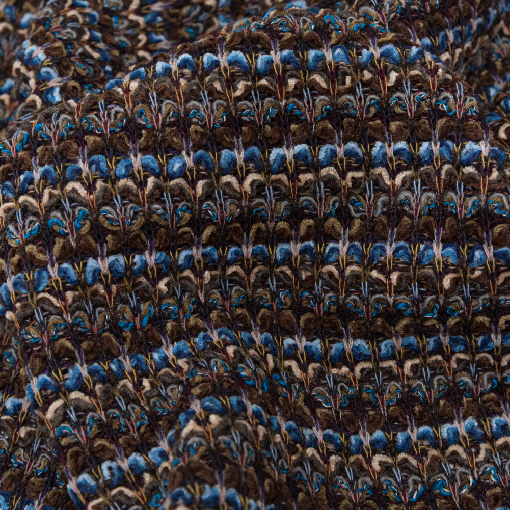 After Dark, Flintstone and Delicioso Striped Blended Wool Knit