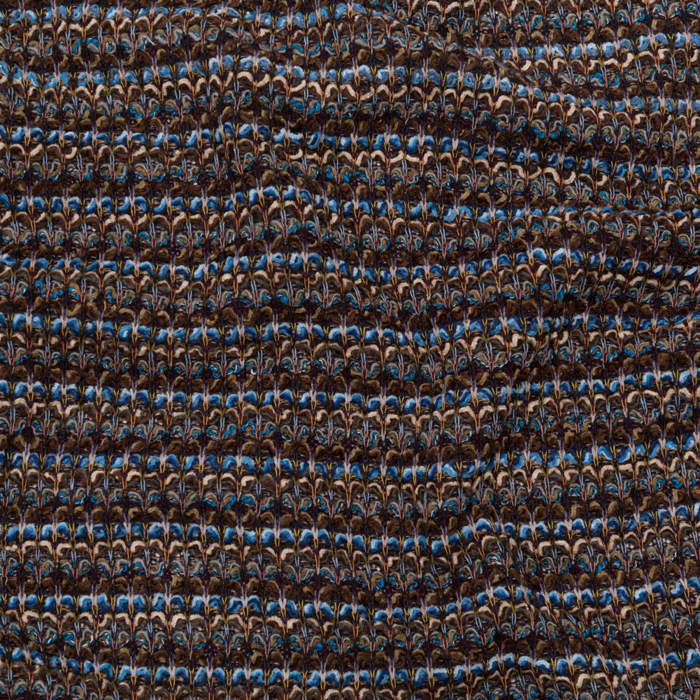 After Dark, Flintstone and Delicioso Striped Blended Wool Knit After Dark, Flintstone and Delicioso Striped Blended Wool Knit