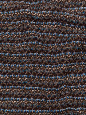 After Dark, Flintstone and Delicioso Striped Blended Wool Knit After Dark, Flintstone and Delicioso Striped Blended Wool Knit