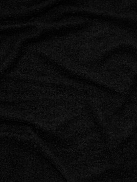 Black Boucled Blended Wool Knit Black Boucled Blended Wool Knit