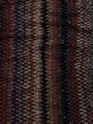 Italian Fall Tones Zig-Zag Novelty Wool Knit Italian Fall Tones Zig-Zag Novelty Wool Knit