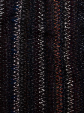 Italian Winter Tones Zig-Zag Novelty Wool Knit Italian Winter Tones Zig-Zag Novelty Wool Knit