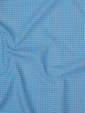 Premium Blue, Black and White Geometric Cotton Dobby Shirting Premium Blue, Black and White Geometric Cotton Dobby Shirting