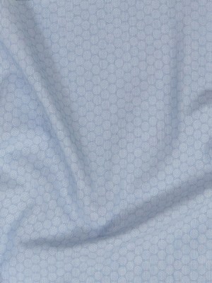 Premium Light Blue Circular Dandelions Cotton Shirting Premium Light Blue Circular Dandelions Cotton Shirting