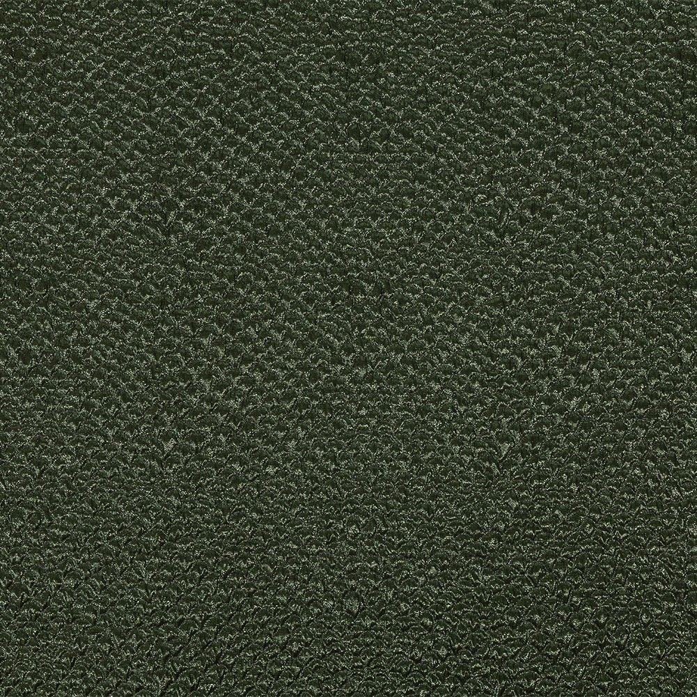 Metallic Green Dimensional Scallops Brocade Metallic Green Dimensional Scallops Brocade