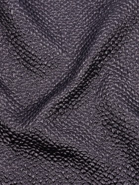 Metallic Gunmetal Dimensional Scallops Brocade Metallic Gunmetal Dimensional Scallops Brocade