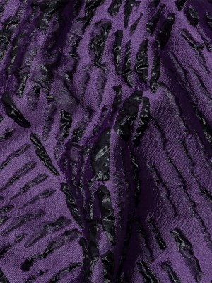 Metallic Purple and Black Abstract Luxury Brocade Metallic Purple and Black Abstract Luxury Brocade