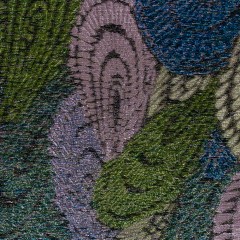 Metallic Diode Blue, Tortuga Bay and Dynasty Pink Peacock Feather Luxury Brocade Metallic Diode Blue, Tortuga Bay and Dynasty Pink Peacock Feather Luxury Brocade