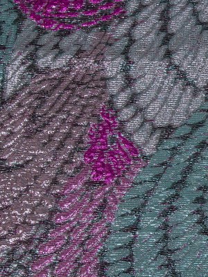 Metallic Magenta, Rose Gold and Aqua Peacock Feather Luxury Brocade Metallic Magenta, Rose Gold and Aqua Peacock Feather Luxury Brocade