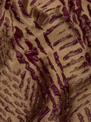 Metallic Wine and Gold Abstract Luxury Brocade Metallic Wine and Gold Abstract Luxury Brocade