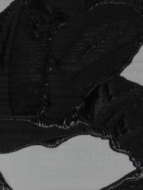 Metallic Black Abstract Burnout Luxury Brocade Metallic Black Abstract Burnout Luxury Brocade