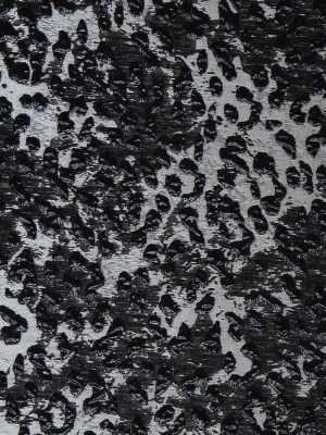 Metallic After Dark and Silver Leopard Patterned Luxury Brocade Metallic After Dark and Silver Leopard Patterned Luxury Brocade