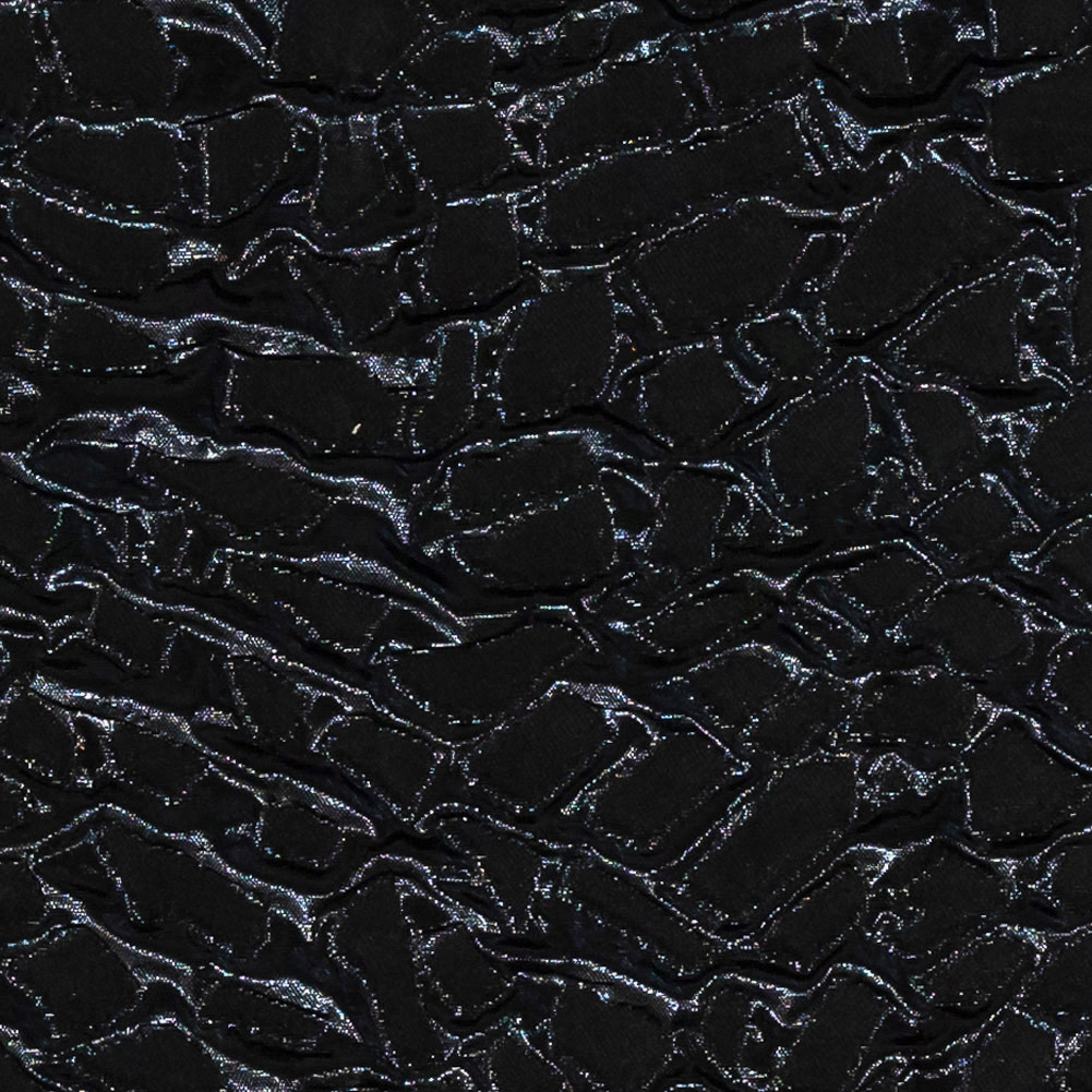 Metallic Black Abstract Luxury Brocade Metallic Black Abstract Luxury Brocade