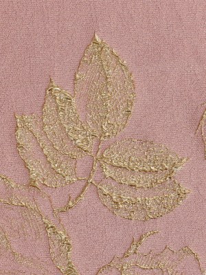 Metallic Gold and Pink Floral Luxury Brocade Metallic Gold and Pink Floral Luxury Brocade