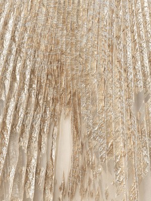 Mood Exclusive Metallic Gold and Silver Pleated Skirt Mood Exclusive Metallic Gold and Silver Pleated Skirt