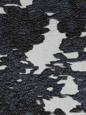 Metallic Black Abstract Luxury Burnout Brocade Metallic Black Abstract Luxury Burnout Brocade