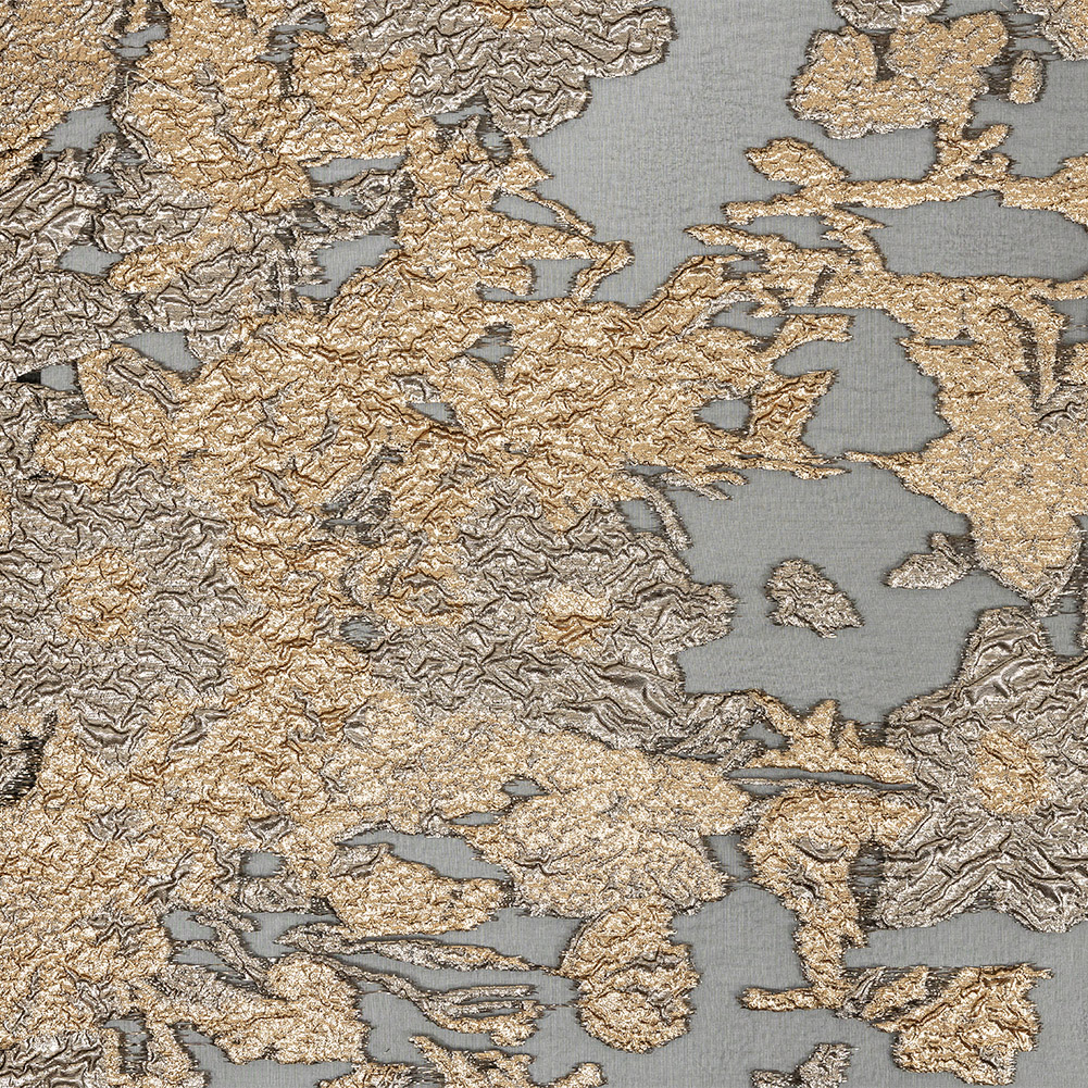 Metallic Gold and Black Abstract Luxury Burnout Brocade Metallic Gold and Black Abstract Luxury Burnout Brocade