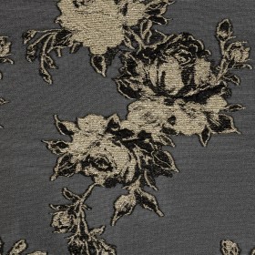 Metallic Gold and Black Floral Outlines Luxury Burnout Brocade Metallic Gold and Black Floral Outlines Luxury Burnout Brocade