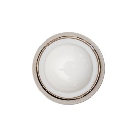 Italian White and Silver Round 2-Piece Shank Back Button – 36L/23mm Italian White and Silver Round 2-Piece Shank Back Button – 36L/23mm