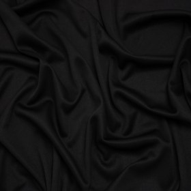 Polyester Pongee Knit Lining – Black – Luca Collection Polyester Pongee Knit Lining – Black – Luca Collection