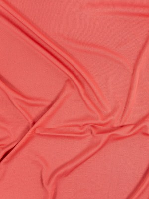 Polyester Pongee Knit Lining – Strawberry Pink – Luca Collection Polyester Pongee Knit Lining – Strawberry Pink – Luca Collection