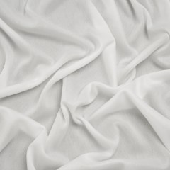 Polyester Pongee Knit Lining – White – Luca Collection Polyester Pongee Knit Lining – White – Luca Collection