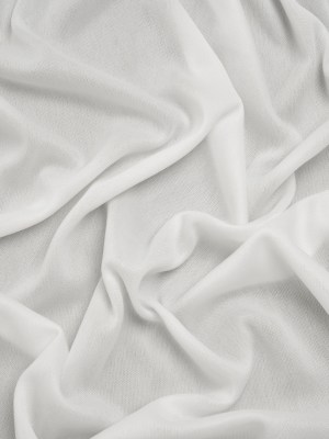 Polyester Pongee Knit Lining – White – Luca Collection Polyester Pongee Knit Lining – White – Luca Collection