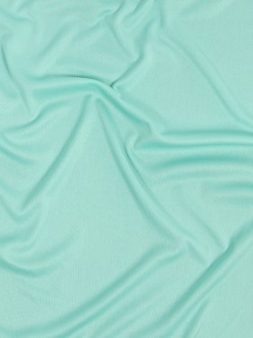 Polyester Pongee Knit Lining – Aqua – Luca Collection Polyester Pongee Knit Lining – Aqua – Luca Collection
