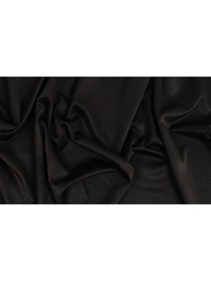 Lux Polyester Crepe Back Satin – Black – Isla Collection Lux Polyester Crepe Back Satin – Black – Isla Collection