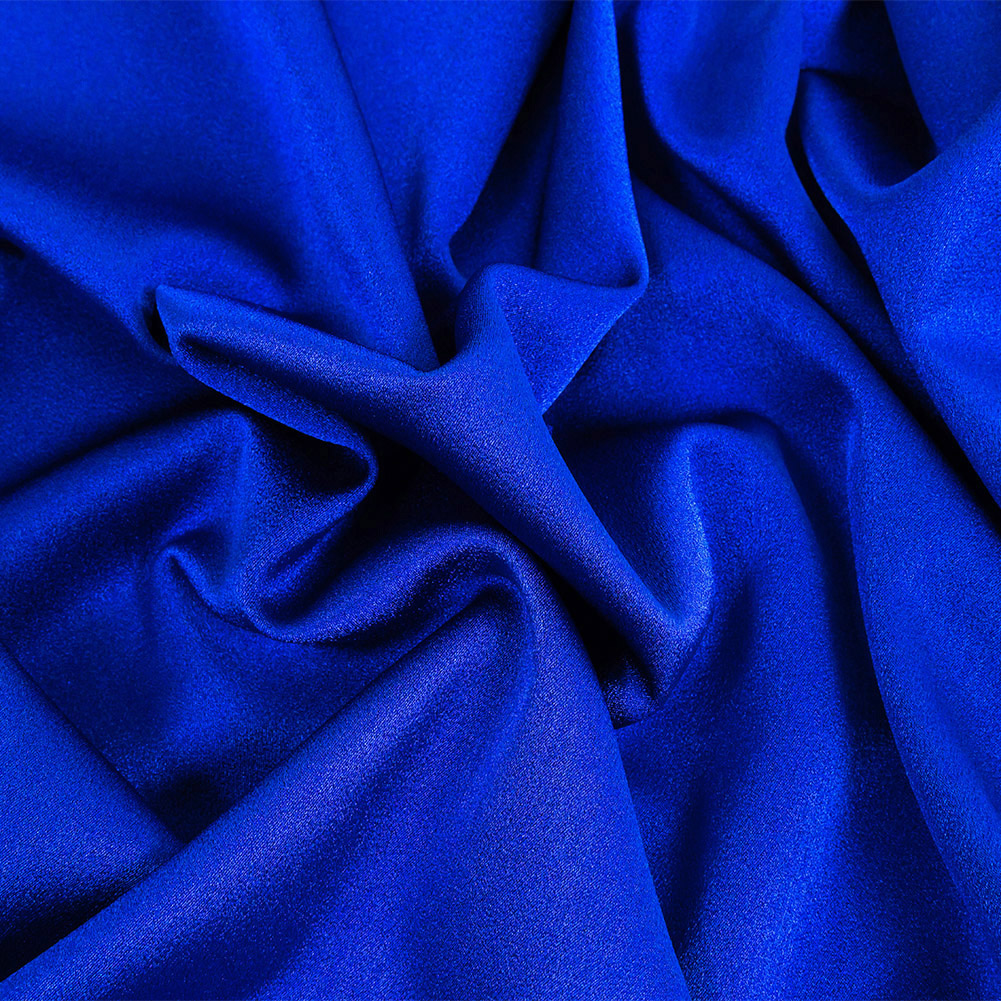 Lux Polyester Crepe Back Satin – Royal – Isla Collection Lux Polyester Crepe Back Satin – Royal – Isla Collection