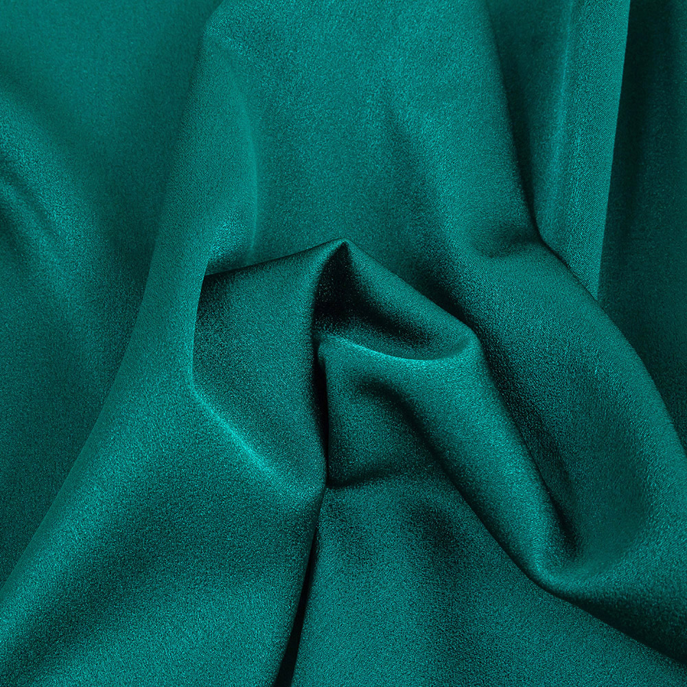 Lux Polyester Crepe Back Satin – Emerald – Isla Collection Lux Polyester Crepe Back Satin – Emerald – Isla Collection