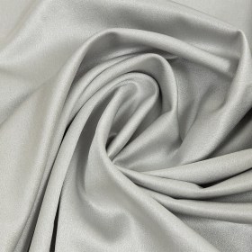 Lux Polyester Crepe Back Satin – Gray – Isla Collection Lux Polyester Crepe Back Satin – Gray – Isla Collection