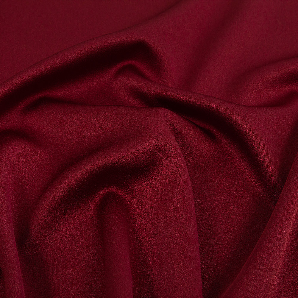 Lux Polyester Crepe Back Satin – Wine – Isla Collection Lux Polyester Crepe Back Satin – Wine – Isla Collection