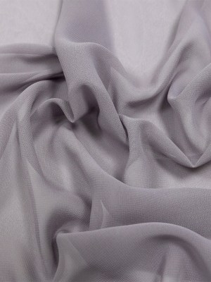 Lux Multi-Twist Polyester Chiffon – Gray – Esma Collection Lux Multi-Twist Polyester Chiffon – Gray – Esma Collection