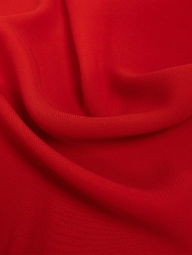 Polyester 4-Ply Crepe – Red – Suzie Collection Polyester 4-Ply Crepe – Red – Suzie Collection