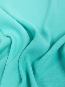 Polyester 4-Ply Crepe – Aquamarine – Suzie Collection Polyester 4-Ply Crepe – Aquamarine – Suzie Collection