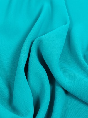 Polyester 4-Ply Crepe – Turquoise – Suzie Collection Polyester 4-Ply Crepe – Turquoise – Suzie Collection