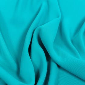 Polyester 4-Ply Crepe – Turquoise – Suzie Collection Polyester 4-Ply Crepe – Turquoise – Suzie Collection