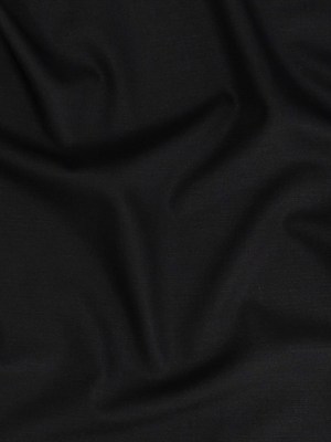 Super 120 Monostretch Wool Suiting – Black Super 120 Monostretch Wool Suiting – Black