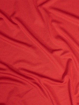 Red Coolmax Wicking Athletic Mesh Red Coolmax Wicking Athletic Mesh