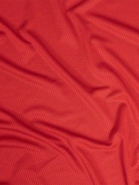 Red Coolmax Wicking Athletic Mesh Red Coolmax Wicking Athletic Mesh