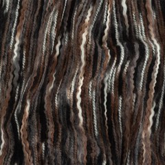 Rain Drum, Black and White Striated Novelty Chunky Knit Rain Drum, Black and White Striated Novelty Chunky Knit