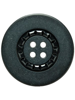Gray and Black Decorative Button – 44L/28mm Gray and Black Decorative Button – 44L/28mm