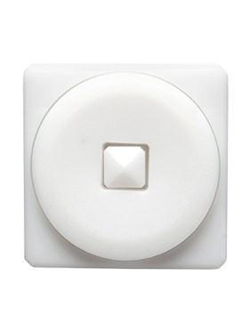White Circle in a Square 2-Piece Dimensional Shank Back Button – 38L/24mm White Circle in a Square 2-Piece Dimensional Shank Back Button – 38L/24mm