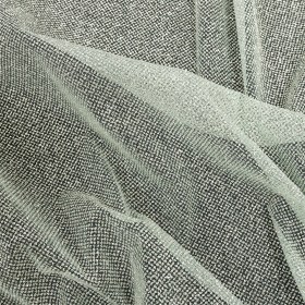 Tulle with Metallic Platinum Glitter – Clearwater – Platina Collection Tulle with Metallic Platinum Glitter – Clearwater – Platina Collection