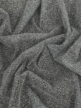 Tulle with Metallic Platinum Glitter – Navy Blue – Platina Collection Tulle with Metallic Platinum Glitter – Navy Blue – Platina Collection