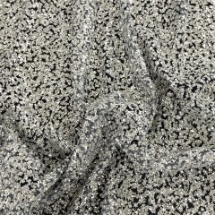 Tulle with Glitter Clusters – Navy with Platinum – Eminence Collection Tulle with Glitter Clusters – Navy with Platinum – Eminence Collection