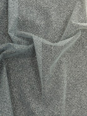 Ombre Tulle with Metallic Platinum Glitter – Navy and White – Starlet Collection Ombre Tulle with Metallic Platinum Glitter – Navy and White – Starlet Collection